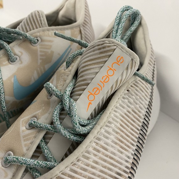 Nike Shoes Women Size 8 Air Zoom Superrep 2 White Blue Running Training 3907 - Picture 4 of 16